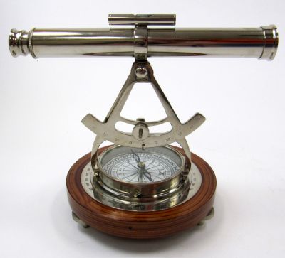 SP48400 - Alidade Chrome Brass Compass