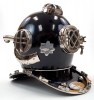AL5255 - Aluminum Divers Helmet, Black Mk. Five