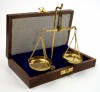BR4093A - Solid Brass Scale Set in Velvet Box (10g)