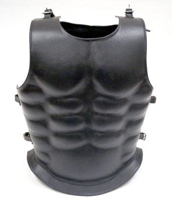 IR80704L - Faux Leather Mounted Muscle Armor