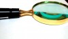 MR4811 - Handheld Magnifying Glass, Blk Horn Handle
