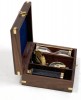 SH7706 - Nautical Gift Box - With compass, timer and telescope in Wooden Box