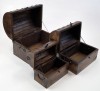 SH23355 - Nesting Wooden Pirate Chests, Set of 3