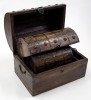 SH23355 - Nesting Wooden Pirate Chests, Set of 3