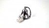 AL 1843R - Wall Hanging Ship Bell 4" with Rope - Solid Aluminum - Chrome Finish Dinner Bell 