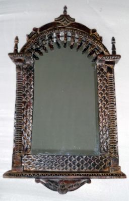 SH7100 - Wooden Jharokha With Mirror